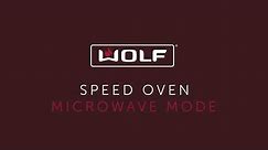 Wolf Speed Oven – Microwave Mode