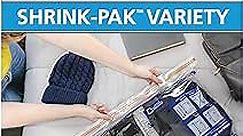 Hefty Shrink-Pak Vacuum Storage Bags - Space Saver Vacuum Storage Bags for Under Bed Storage, Clothing and Comforter Storage, Odor Resistant, 3X More Storage Space - 3 Large, 3 XL Vacuum Storage Bags
