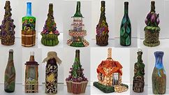 14 Amazing Bottle Art ideas. Made Bottle Decoration. DIY Home Decor