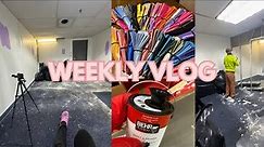WEEKLY VLOG | WORKING ON MY BUSINESS SUITE | THANKSGIVING | PREPPING BONNETS | ENTREPRENEUR LIFE