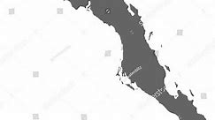 Mapa - Baja California Sur (México): vector de stock (libre de regalías) 506404090 | Shutterstock