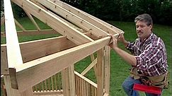 How to build a Gazebo. DIY Timber Frame Wood back yard Gazebo. Simple woodwork Pergola & Round