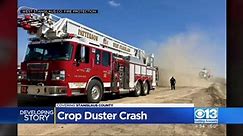 Crop duster plane crashed in Stanislaus County orchard