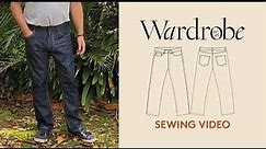 How to sew Jeans | Sewing Tutorial | Wardrobe By Me