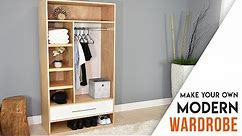 DIY CLOSET // MODERN Wardrobe with a drawer