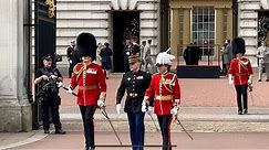 SPECTACULAR SCENES FROM THE HISTORICAL DAY AT BUCKINGHAM PALACE- THE KINGS GUARDS