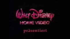 Walt Disney Home Video presents & WDHV logos with German announcer (Highlights III variant) 1988