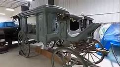 S&S carved horse drawn hearses