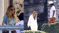 Beyonce And Jay Z Relax While Joining Twitter Co-Founder Jack Dorsey On Holiday to Lake Como
