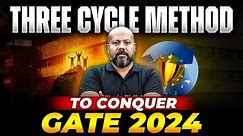 Three Cycle Method to Secure Good Marks in GATE 2024 Exam
