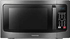 Toshiba EC042A5C-BS Microwave Oven with Convection Function, Smart Sensor, Easy-to-clean Stainless Steel Interior and ECO Mode, 1.5 cu. ft. , 1000W, Black Stainless Steel