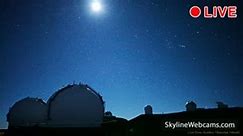 【LIVE】 Kamera v živo Mauna Kea - Astronomija v živo | SkylineWebcams