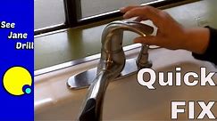 How to Do a Quick Fix on Your Kitchen Faucet