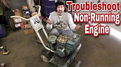 How To Troubleshoot A Non-Running Engine (1974 Sears Rototiller) with Taryl