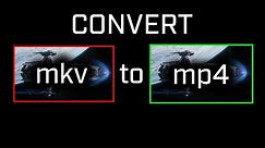 How to convert/remux mkv files to mp4 using OBS
