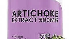 Herbal Artichoke Supplement - Potent 500 mg Artichoke Extract Capsules for Enhanced Liver Health & Digestive Relief I Artichoke Leaf Extract Boosts Energy & Focus I 90 Capsules