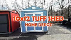 📌10x12 TUFF SHED HOME DEPOT INVENTORY DISPLAY 2024