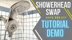 DIY How To Swap Shower Heads | Easiest and Fastest Shower Faucet Interchange Demonstration