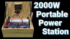DIY 2000W Portable Power Center #redodo