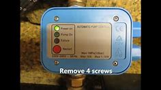 Water Pump Control - Presscontrol failure