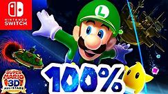 Super Luigi Galaxy 3D All-Stars Switch - 100% Longplay Full Game Walkthrough No Commentary Gameplay