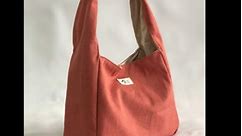DIY Hobo bag. #bagtutorial #sewingforbeginner #sewingprojects #fabricbags #diybags #hobobag | Ae PooiM