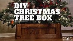 DIY Christmas Tree Stand Box