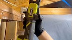 pex repair using RYOBI TOOLS USA PEX crimp ring press tool & cordless PVC & PEX cutter #RyobiCreator #Sponsored | Evan Berns
