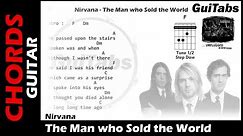THE MAN WHO SOLD THE WORLD - Nirvana 😝 ( Lyrics - GUITAR Chords 🎸- Karaoke )