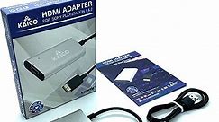 Kaico PS1 HDMI Adapter / PS2 AV to HDMI Kabel für alle Sony PS1 & PS2 Modelle - Wechsel zwischen RGB oder Komponente - PS1 & PS2 HDMI Adapter Verbindung zwischen jeder PS mit jedem HD Fernsehgerät