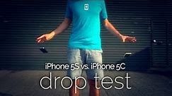 iPhone 5S vs 5C Drop Test in Slow Motion