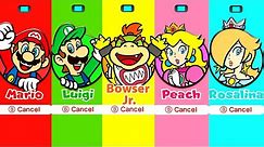 Super Mario 3D World + Bowser's Fury - All Characters