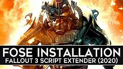 How to Install FOSE for Fallout 3 (2020) - Script Extender v1.3b2