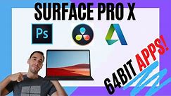 Surface Pro X x64 applications | Installing Windows Insider Build 21277