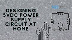 5v power supply | How to make 5v DC Power Supply using LM 7805 | ngtech
