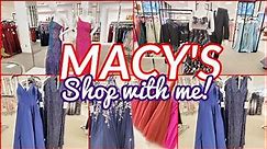 MACY'S PROM DRESSES 2023 EVENING GOWNS SHOP WITH ME