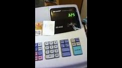 how to work a cash register