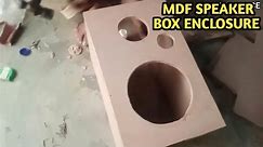 How to Make Speaker Box Enclosure | 2 way speaker box enclosure | Mdf Speaker Box Enclosure