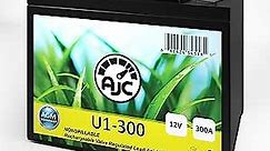 AJC Battery Compatible with Scag Turf Tiger Zero-Turn U1 Lawn Mower and Tractor Battery