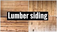 Lumber siding options for your next project
