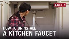 How to Uninstall a Kitchen Faucet