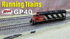 N Scale - Running Trains - Atlas Master Line Gold GP40