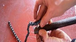 Do not throw the Old Bicycle Chain Make Awesome Tool