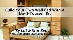 Build Your Own Wall Bed With A Do-It-Yourself Kit from Lift & Stor Beds