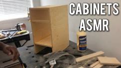 Building Shop Cabinets Start to Finish (Workshop Sounds) | Woodworking ASMR