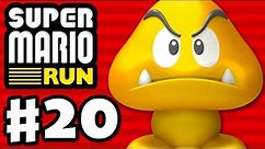 Super Mario Run - Gameplay Walkthrough Part 20 - Gold Goomba Statue! World Tour! (iOS)