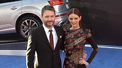 Lydia Hearst and Chris Hardwick at Captain America premiere