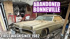 First Wash in 40 Years: ABANDONED Barn Find Bonneville Disaster Detail! | Satisfying Restoration