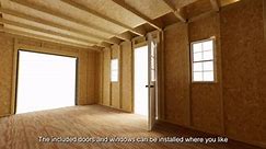 Best Barns Hampton 12 ft. W x 16 ft. D Wood Storage Shed Kit with Floor (192 sq. ft.) hampton1216df