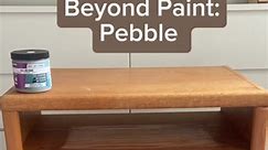Happy Furniture Flip Friday!✨ This time we’re updating a wood cabinet in the color Pebble ! 😁 @#furnitureflipper #furnitureflip #fyp #paintedfurniture #diy #beyondpaint